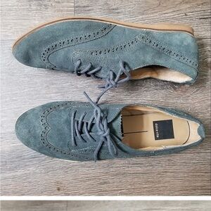 Dolce Vita Adelaine Blue Suede Oxford size 9
